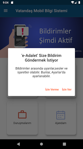 e-Adalet Vatandaş ekran görüntüsü