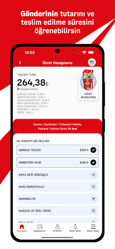 Aras Kargo ekran görüntüsü