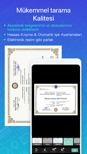 CamScanner - pdf için tarayıcı ekran görüntüsü