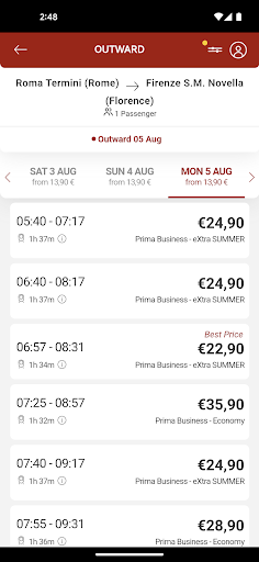 Italo: Italian Highspeed Train ekran görüntüsü