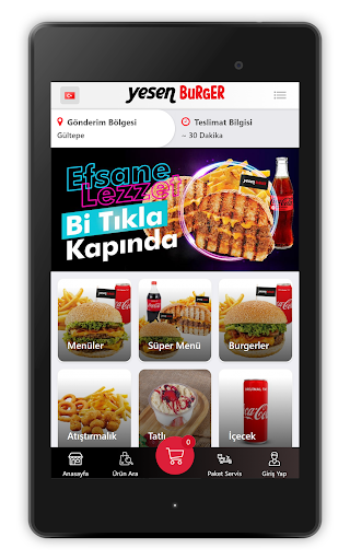 Yesen Burger Online ekran görüntüsü