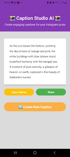 Caption Studio - AI Writer ekran görüntüsü