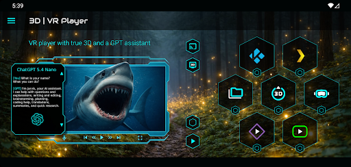 3D VR Player ekran görüntüsü