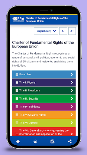 EU Charter ekran görüntüsü
