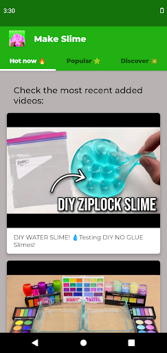 Slime nasıl yapılır ekran görüntüsü