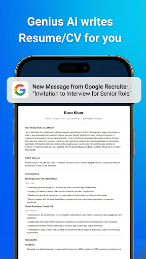 HireMe: ATS Resume & CV Maker ekran görüntüsü