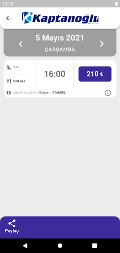 Kaptanoğlu Seyahat ekran görüntüsü