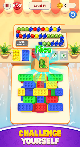 Fruit Sort: Block Jam Puzzle ekran görüntüsü