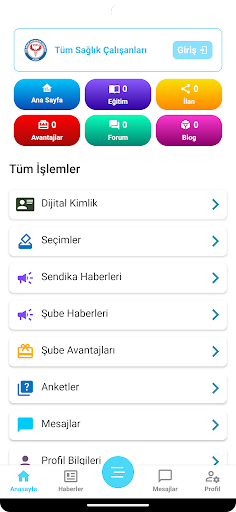 Tüm Sağlık Sen ekran görüntüsü