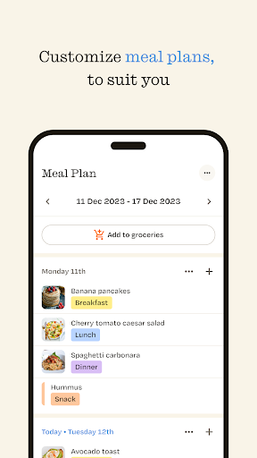 ReciMe: Recipes & Meal Planner ekran görüntüsü