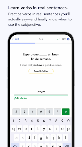 Ella Verbs: Learn Spanish ekran görüntüsü