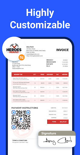 Invoice Maker - InvoiceBase ekran görüntüsü
