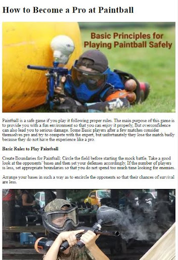 How to Play Paintball ekran görüntüsü