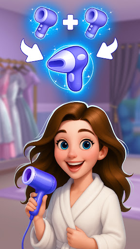 Merge & Makeover: Fashion Game ekran görüntüsü