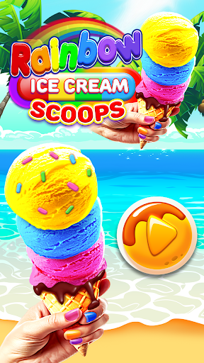 Rainbow Ice Cream Scoops ekran görüntüsü