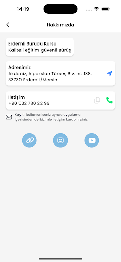 Erdemli Sürücü Kursu ekran görüntüsü