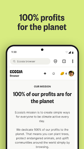 Ecosia: Search to plant trees ekran görüntüsü