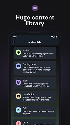 Enki: Learn to code ekran görüntüsü