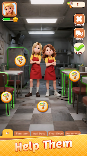 Gossip Girls Restaurant-Merge ekran görüntüsü