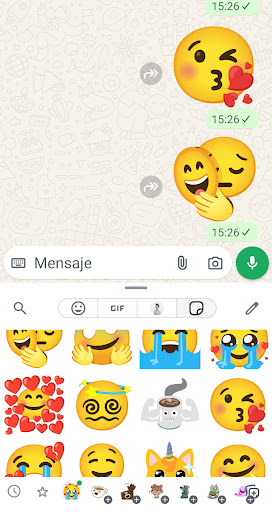 Wasticker emojis para whatsapp ekran görüntüsü