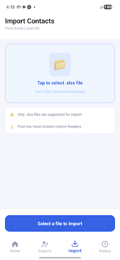 ContactsXL: Backup & Restore ekran görüntüsü