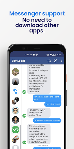 SlimSocial for Facebook ekran görüntüsü