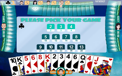 Golden Card Games Tarneeb Trix ekran görüntüsü