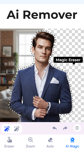 Erkek Elbise Fotoğraf Editörü ekran görüntüsü