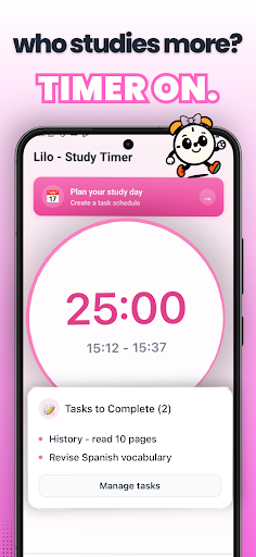 Lilo Study Timer & Challenges ekran görüntüsü