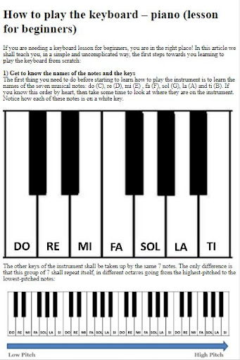 How to Play Piano Keyboard ekran görüntüsü