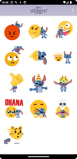 Stitch x Emoji Keyboard ekran görüntüsü