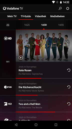 Vodafone GigaTV Mobile ekran görüntüsü