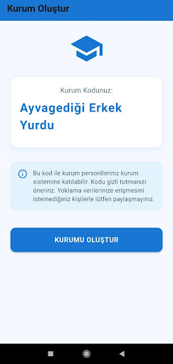 Yoklama Merkezim ekran görüntüsü