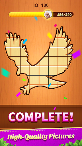 Wooden Block Jigsaw Puzzle ekran görüntüsü