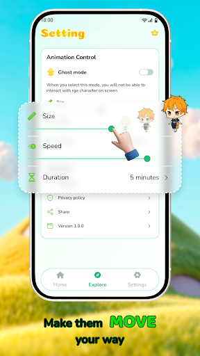 Anime Shimeji - Screen Pets ekran görüntüsü