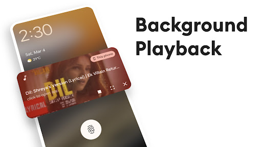 Playback: background play ekran görüntüsü