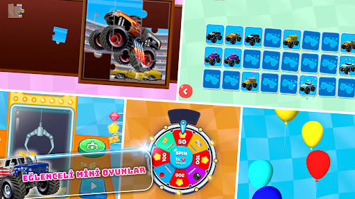 Monster Trucks Yarış Oyunu ekran görüntüsü