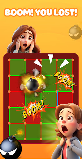 Dots and Boxes: Bomb Challenge ekran görüntüsü