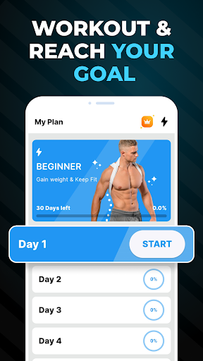 Weight Gain App for Men ekran görüntüsü