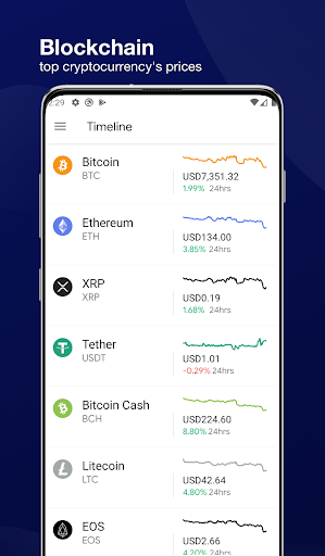 Blockchain Dashboard ekran görüntüsü