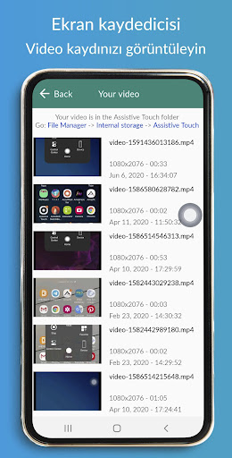 ATouch IOS - Ekran kaydedicisi ekran görüntüsü