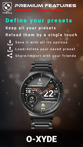O-Xyde Watch Face ekran görüntüsü