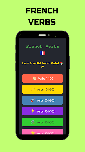 French Verbs ekran görüntüsü