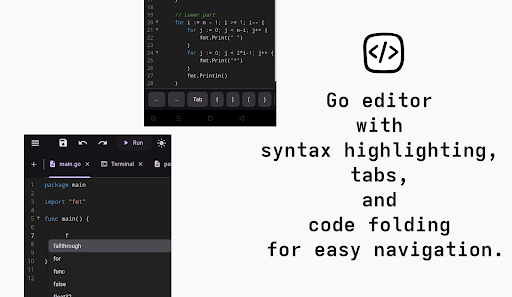 Offline Go IDE - GoDeck ekran görüntüsü