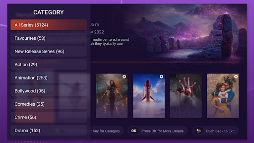 Purple Launcher - IPTV Player ekran görüntüsü
