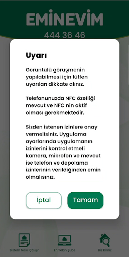 Eminevim Görüntülü Sözleşme ekran görüntüsü