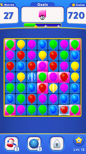 Balloon Pop - Match 3 Puzzle ekran görüntüsü