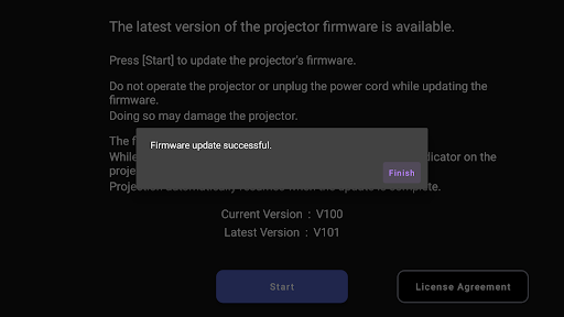 Epson Projector Update ekran görüntüsü