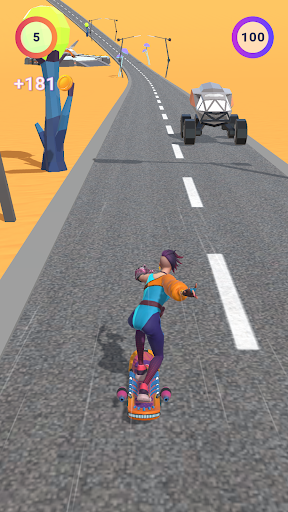 CyberRun Girl ekran görüntüsü