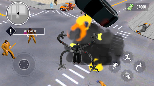 Superhero Crime Open World War ekran görüntüsü